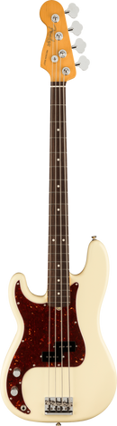 Fender AMERICAN PROFESSIONAL II PRECISION BASS Left Handed Electric Bass Guitar (Olympic White)