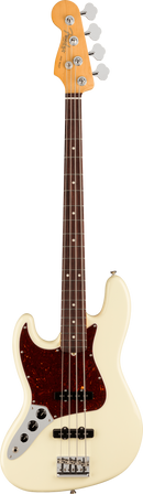 Fender AMERICAN PROFESSIONAL II JAZZ BASS Left Handed Electric Bass Guitar (Olympic White)
