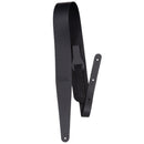 Godin Guitars 052752 Guitar Strap (Black Leather Embossed)