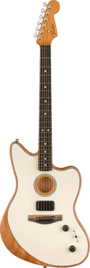 Fender AMERICAN ACOUSTASONIC JAZZMASTER Acoustic Electric Guitar (Arctic White)