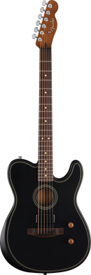 Fender ACOUSTASONIC STANDARD TELECASTER Acoustic Electric Guitar (Black)
