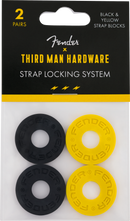 Fender X THIRD MAN HARDAWRE Strap Blocks (Black, Yellow)