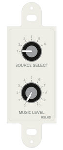 Cloud Electronics RSL-6DW TEMPLE VOLLE VOLUME SELECT PLAQUE (BLANC)