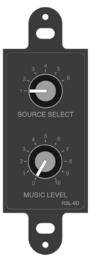 Cloud Electronics RSL-6DB Télétéoprat Volume Niveau Sélectionner la plaque (noir)