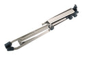K&M 107 stand de musique stable supplémentaire avec jambes pliables contre le contrebande (nickel)