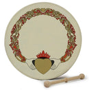 Waltons 10AWAL-P1931 Bodhrán Drum Pack (Claddagh) - 12"