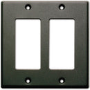 RDL CP-2B Double-Slot Cover Plate (Black)
