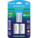 Panasonic Eneloop KKJS1MCA2BA Piles rechargeables AA Ni-MH avec entretoises D