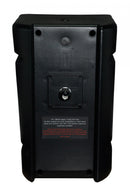 One Systems 108.HTC Direct Weather Système de haut-parleurs haute performance (noir) - 8"
