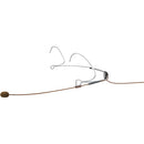 DPA Microphones 4488 CORE Microphone casque cardioïde avec adaptateur LEMO 3 broches pour émetteurs Lectrosonics SSM et Sennheiser SK (marron)