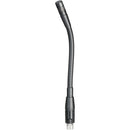 Audio-Technica ES931 Microphone col de cygne à condensateur hypercardioïde miniature avec TA3F - 6" (Noir)