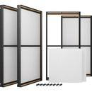Vicoustic VICB06011 VicSpacer Plus avec panneaux 8-PET – Lot de 4 (noir mat)