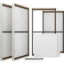 Vicoustic VICB06012 VicSpacer Plus avec panneaux 8-PET – Lot de 4 (blanc mat)