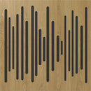 Vicoustic VICB05003 Traitement Ultra Acoustique Super Bass Extreme - Paquet de 2 (Chêne Naturel)
