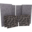 Vicoustic VICB06258 Kit Murs et Plafonds - Pack de 12 (Motif Gris)