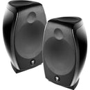 Focal FOACPASIBA0B000 Evo Dolby Atmos Enceinte bibliothèque 2 voies avec canal en hauteur