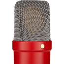Rode NT1 SIGNATURE Microphone à condensateur à large membrane (rouge)