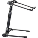 Headliner HL20015 Gigastand USB+ Support pour ordinateur portable DJ avec hub USB
