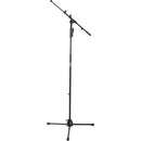 On-Stage MS7550 One Handed Tripod Microphone Stand with Telescoping Boom