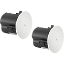 JBL CONTROL 424C/T Passive 2-Way Coaxial Ceiling-Mounted Loudspeaker (Pair) - 4"