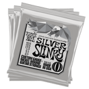Ernie Ball 3818EB John Mayer Silver Slinky Signature Electric Guitar Strings - 3 Pack