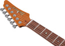 Ibanez MMN1TAB Martin Miller Signature Guitare électrique (transparent aqua bleu)
