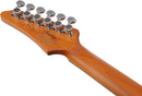 Ibanez MMN1TAB Martin Miller Signature Guitare électrique (transparent aqua bleu)