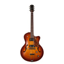 Godin Guitars 5TH AVENUE CW KINGPIN II HB Semi Hollow-Body Electric Guitar (Cognac Burst)