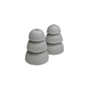 Etymotic ER38-18A Large 3-Flange Long Stem Eartips (Grey) - 5 Pairs