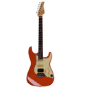 GTRS Guitars P800 Series Electric Guitar (Fiesta Red)