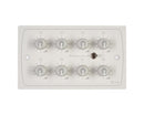 Cloud Electronics RL-1x8W Plaque de commande de niveau de volume à distance (blanc)