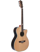 Tagima MONTREAL EQ Steel Medium Jumbo Cutaway Acoustic Guitar (Natural)