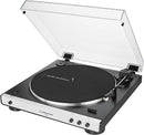 Audio-Technica AT-LP60XBT-WH Platine vinyle stéréo avec Bluetooth (blanc et noir)