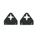 Cloud Electronics Deskmount-Kit Wall / Desk Mount Kit pour les amplificateurs 1/2 U