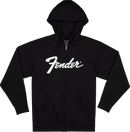 Fender Transition Logo Zip Front Hoodie (Black) - Small