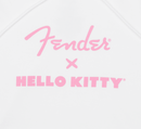 Fender X Hello Kitty Sleeve Logo Hoodie (White) - Medium