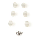 Boutons d'accordeur en plastique PRS S2 - Ensemble de 6 (Pearloid)
