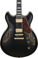 Ibanez AS93BCBK AS Artcore Guitare électrique creuse (noir)