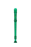 Angel ASRG-300T-EG Flûte à bec soprano allemande 2 pièces (vert émeraude)