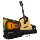 Dean AX PDY GN PK - Dreadnought Body Guitare Acoustique Avec Gigbag Strap Picks Amp Tuner - Naturel