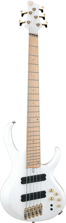 Ibanez BTB605MLMPWM BTB Bass Workshop Basse électrique 5 cordes multiscale (blanc perle mat)