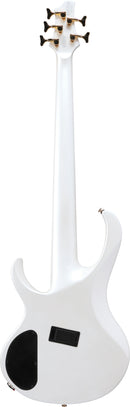 Ibanez BTB605MLMPWM BTB Bass Workshop Basse électrique 5 cordes multiscale (blanc perle mat)