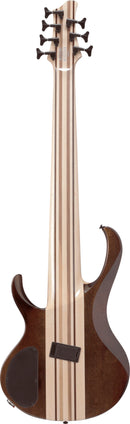 Ibanez BTB7MSNML BTB Bass Workshop Basse électrique 7 cordes multiscale (Moka naturel faible brillant)