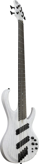 Ibanez BTB865MSTWF BTB Bass Workshop 5 String Electric Bass (Transparent White Flat)