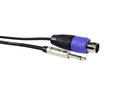 Gator GCWB-SPK-50-1TL Backline Series 1/4" TS To Twist Lock Connector Speaker Cable - 50ft