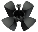 Audac CMA164M/B Cluster Mounting Set For 4 ATEO6M Speaker (Black)