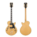 D'Angelico Dadbsshngs Guitare électrique à corps creux (miel en satin)