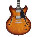 D'Angelico PREMIER DC Semi Hollow Electric Guitar (Dark Iced Tea Burst)