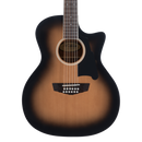 D'Angelico FULTON GRAND AUDITORIUM Guitare acoustique 12 cordes (Aged Burst)