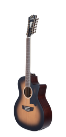 D'Angelico FULTON GRAND AUDITORIUM Guitare acoustique 12 cordes (Aged Burst)